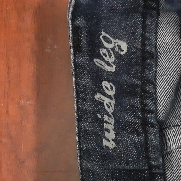 Calvin Klein Wide Leg Denim Jean - Picture 9 of 12